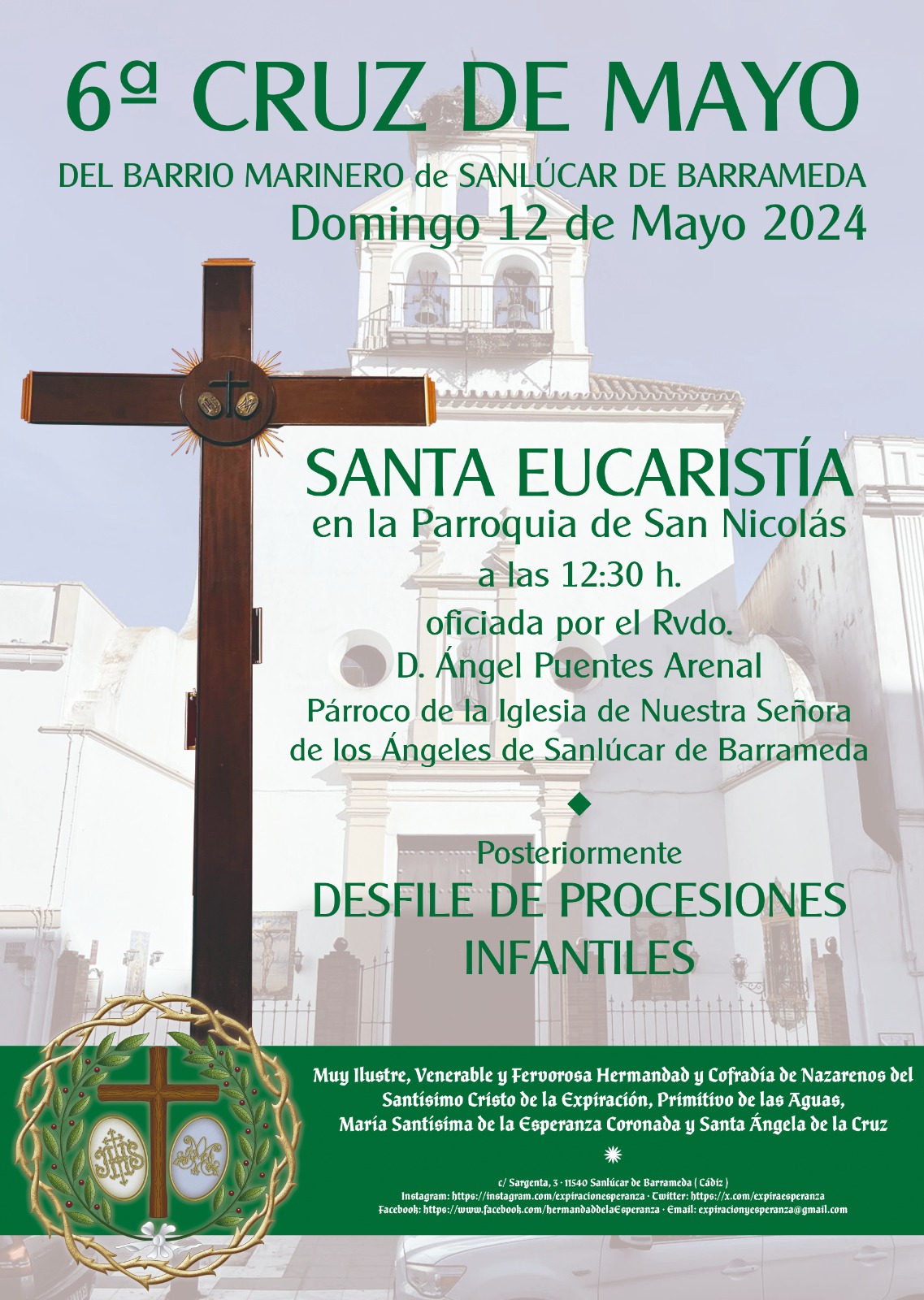Eucarista y Procesin de la Cruz de Mayo